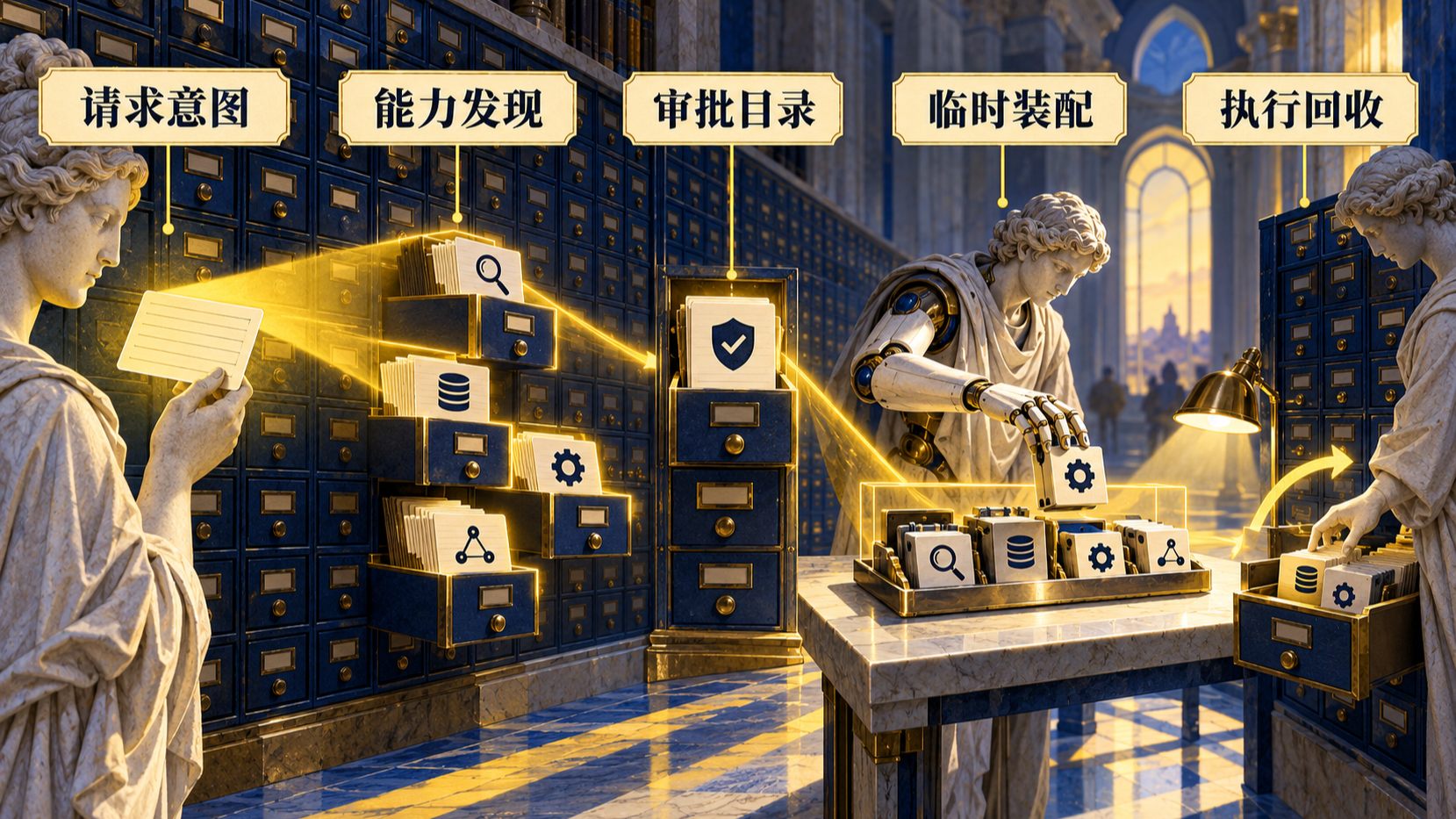 AWS Agent Registry 运行时发现：工具上百以后，不要再把整个目录塞进 Prompt